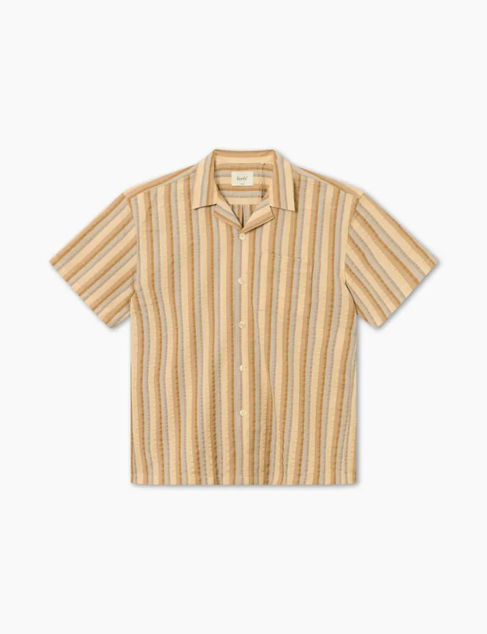 Fort Shirts OTTER SEERSSUCKER SS SHIRT Rubber Stripe 8211 Men