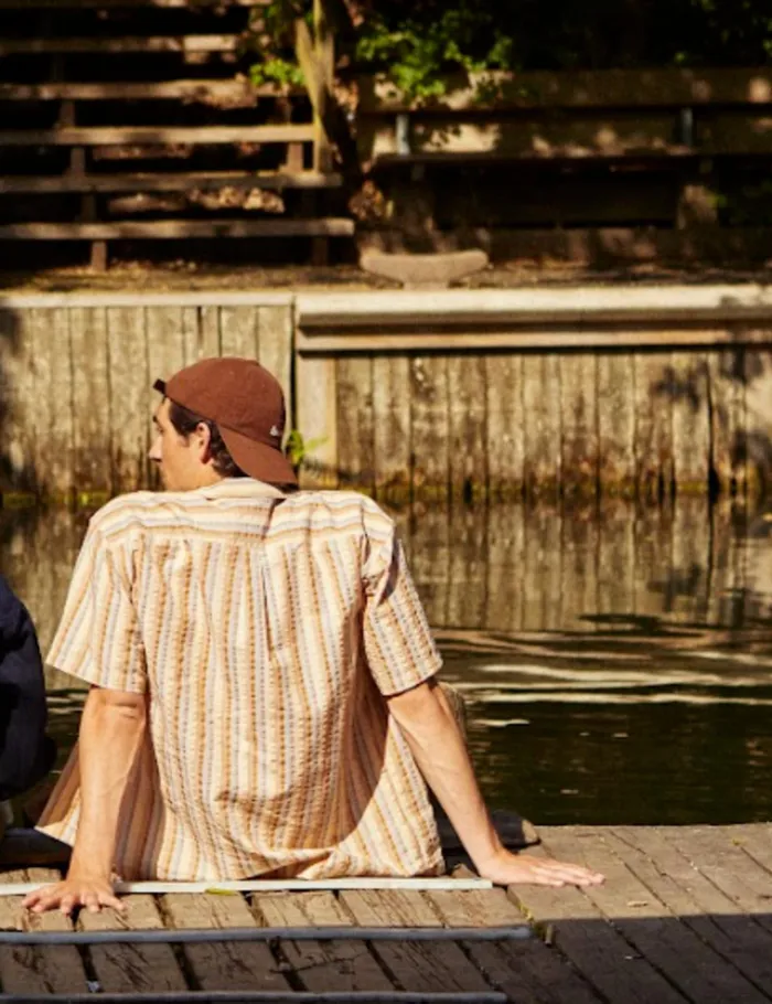 Fort Shirts OTTER SEERSSUCKER SS SHIRT Rubber Stripe 8211 Men Fort Shirts OTTER SEERSSUCKER SS SHIRT Rubber Stripe 8211 Men