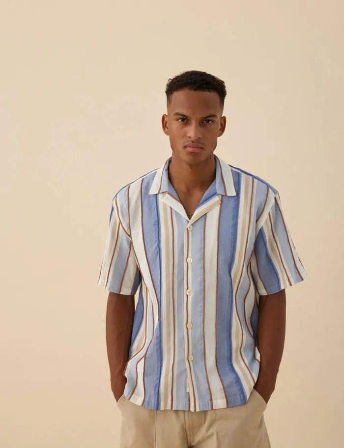 Fort Shirts PEER SS SHIRT Stripe 8211 Men Fort Shirts PEER SS SHIRT Stripe 8211 Men