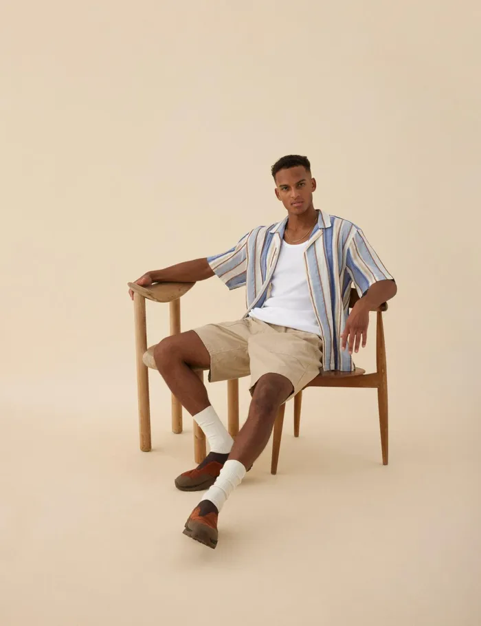 Fort Shirts PEER SS SHIRT Stripe 8211 Men Fort Shirts PEER SS SHIRT Stripe 8211 Men