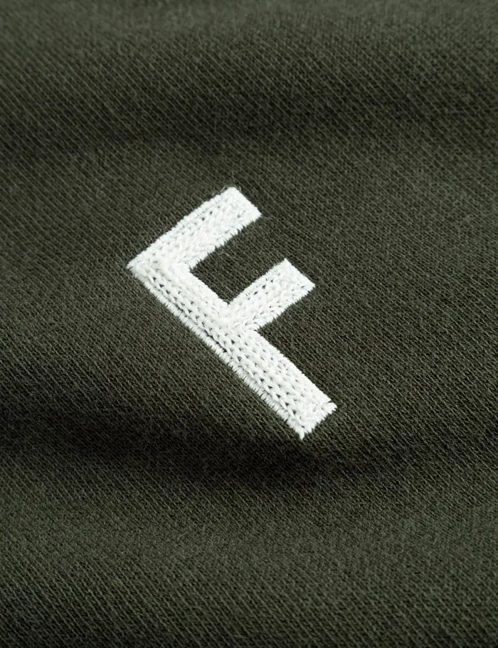 Fort Sweatshirts PONDER SWEATSHIRT Dark Moss 8211 Men Fort Sweatshirts PONDER SWEATSHIRT Dark Moss 8211 Men