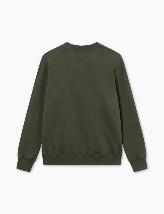 Fort Sweatshirts PONDER SWEATSHIRT Dark Moss 8211 Men Fort Sweatshirts PONDER SWEATSHIRT Dark Moss 8211 Men