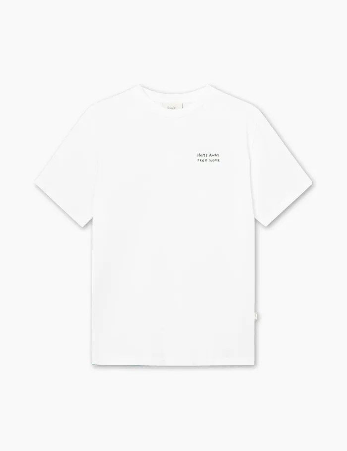 Fort TShirts ABODE EMBROIDERY TSHIRT Whitegreen 8211 Men
