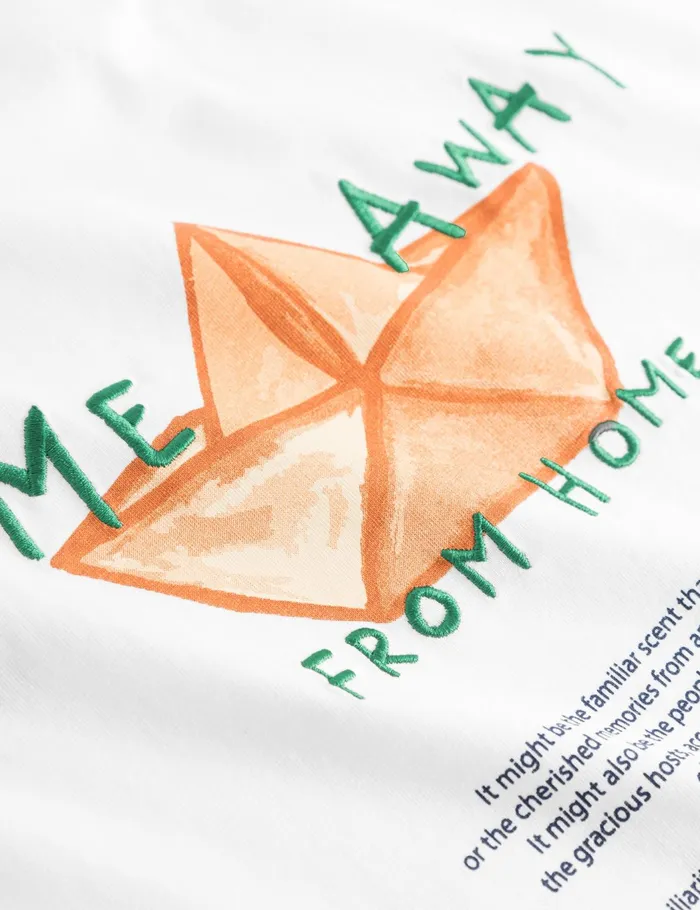 Fort TShirts ABODE EMBROIDERY TSHIRT Whitegreen 8211 Men Fort TShirts ABODE EMBROIDERY TSHIRT Whitegreen 8211 Men