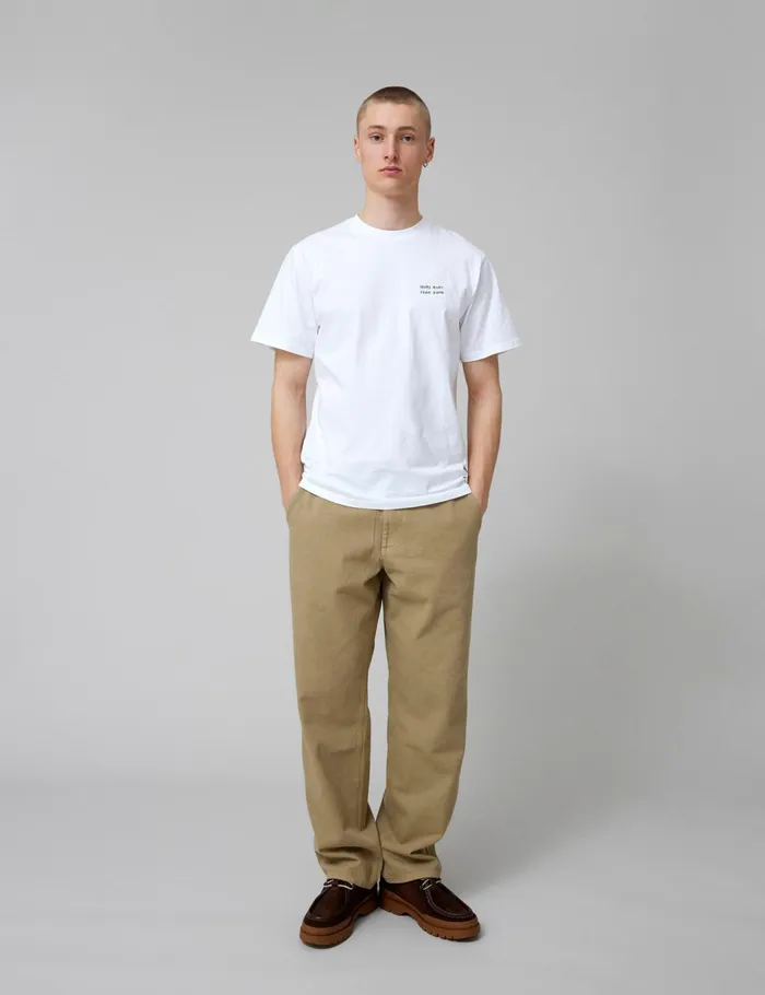 Fort TShirts ABODE EMBROIDERY TSHIRT Whitegreen 8211 Men Fort TShirts ABODE EMBROIDERY TSHIRT Whitegreen 8211 Men