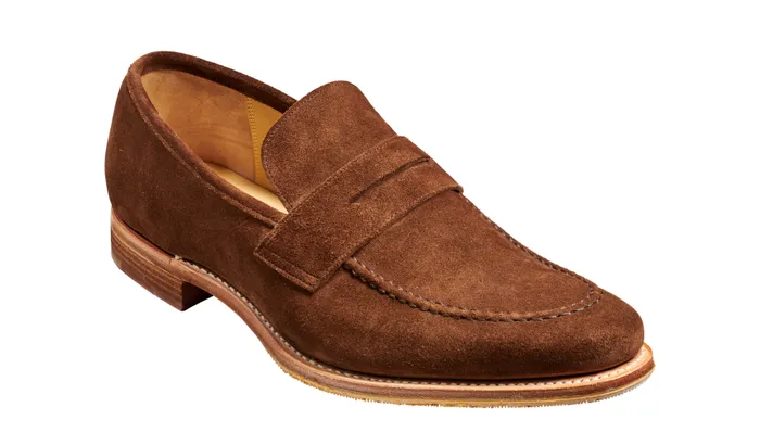 Gates 8211 Castagnia Suede Men Barker Shoes Mens Loafers