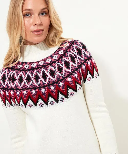 Gifts Beautifully Bright Knitted Jumper Dress Cream Joebrowns Apparel Gifts Beautifully Bright Knitted Jumper Dress Cream Joebrowns Apparel