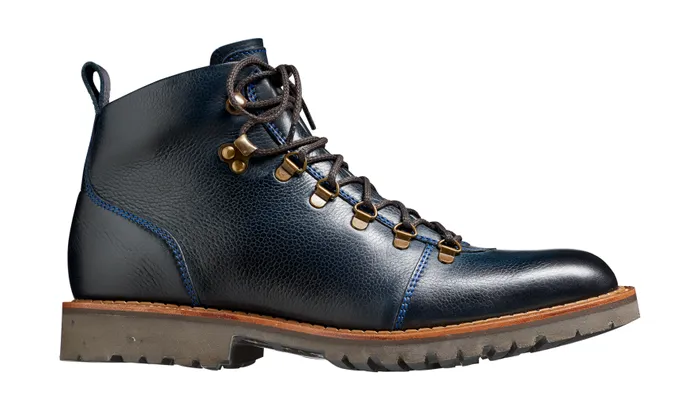 Glencoe 8211 Navy Grain Men Barker Shoes Mens Boots