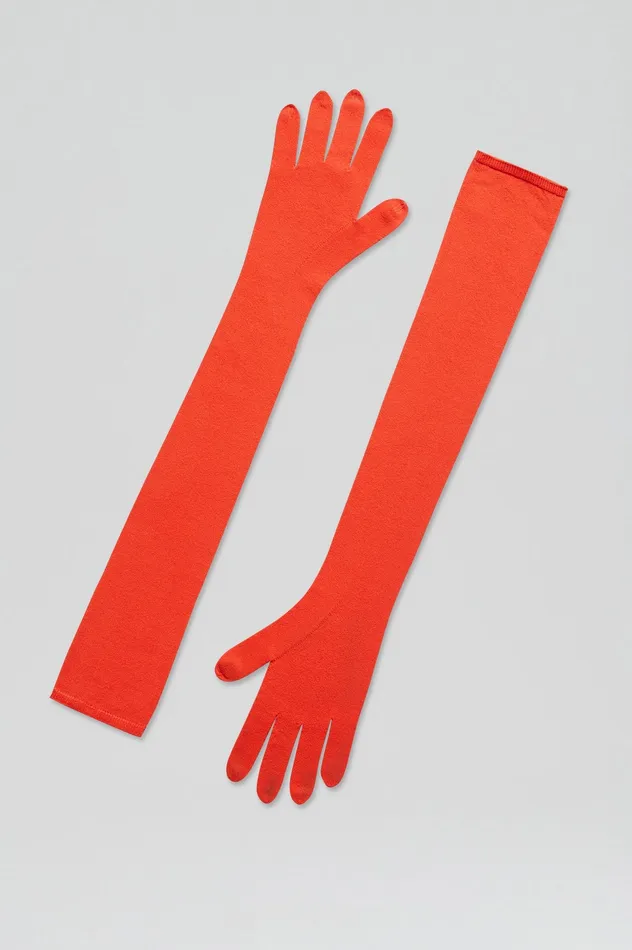 Gloves CREPE KNIT GLOVES CRAYON Scanlan Theodore Women Gloves CREPE KNIT GLOVES CRAYON Scanlan Theodore Women