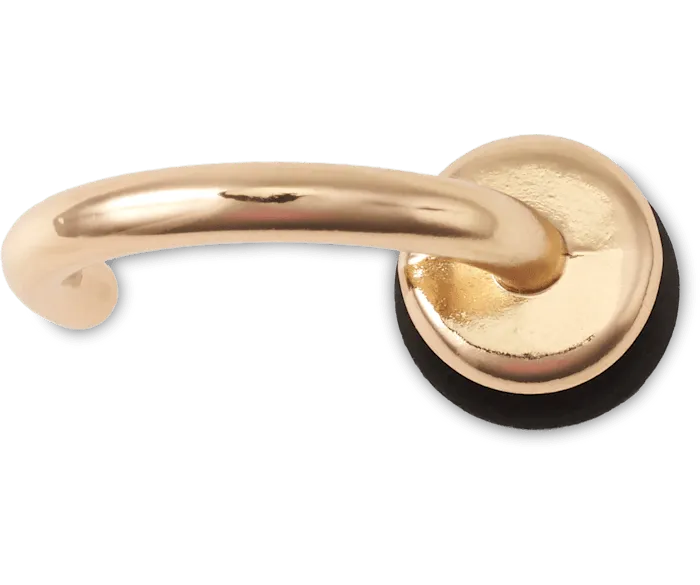 Gold Earring Ring WomenMen Crocs Jibbitz Charms