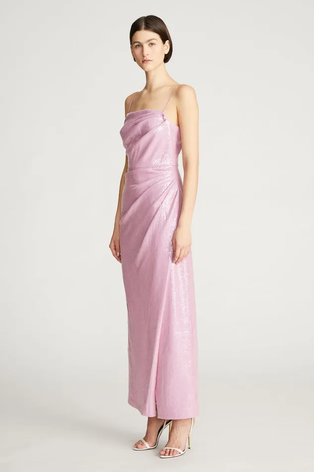 Gowns Women Halston Alania Gown In Stretch Sequin Wisteria Gowns Women Halston Alania Gown In Stretch Sequin Wisteria