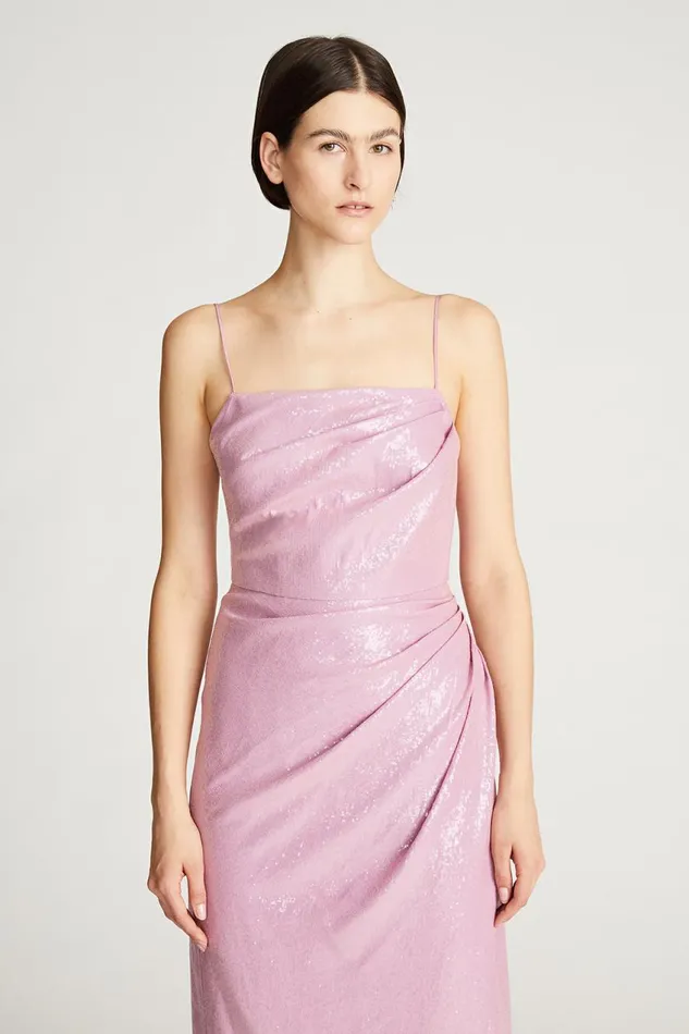 Gowns Women Halston Alania Gown In Stretch Sequin Wisteria Gowns Women Halston Alania Gown In Stretch Sequin Wisteria