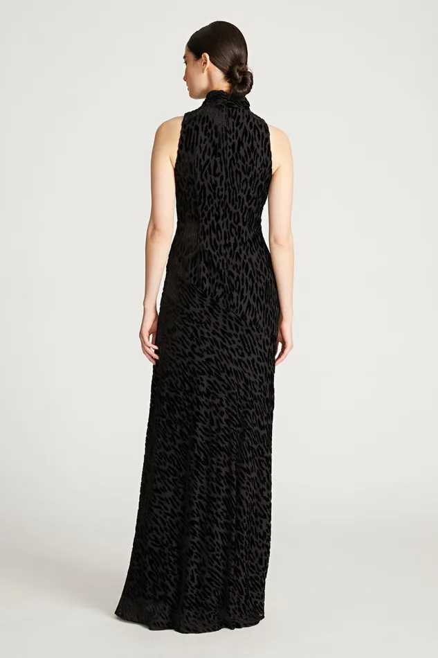 Gowns Women Halston Uma Gown In Devoree Black