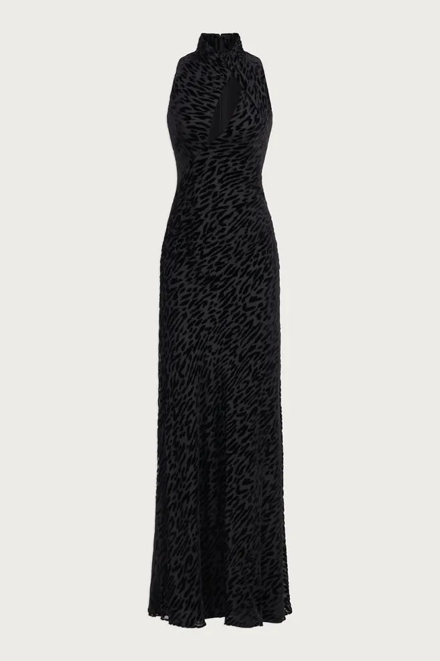 Gowns Women Halston Uma Gown In Devoree Black