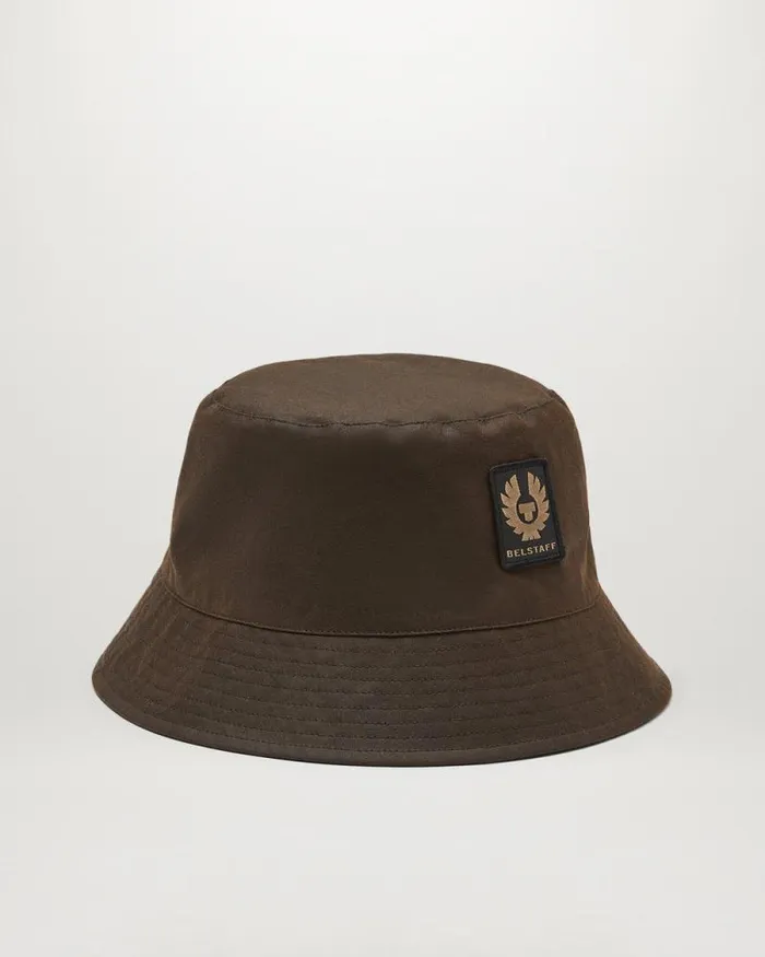Hats MenWomen Belstaff Bucket Hat Burnt Oak