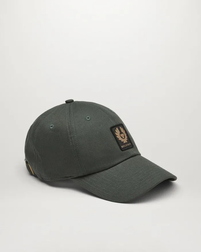 Hats MenWomen Belstaff Phoenix Logo Cap Tile Green