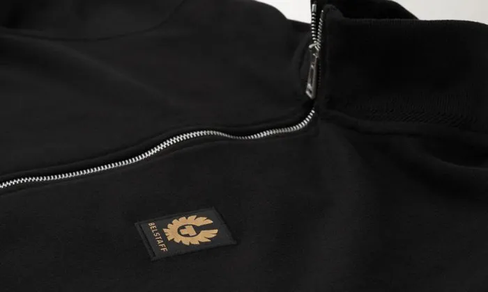 Hoodies and Sweatshirts Men Belstaff Belstaff Full Zip Sweatshirt Black