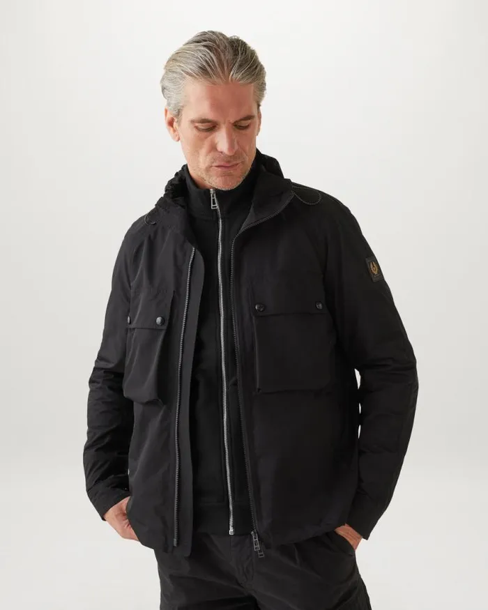 Hoodies and Sweatshirts Men Belstaff Belstaff Full Zip Sweatshirt Black
