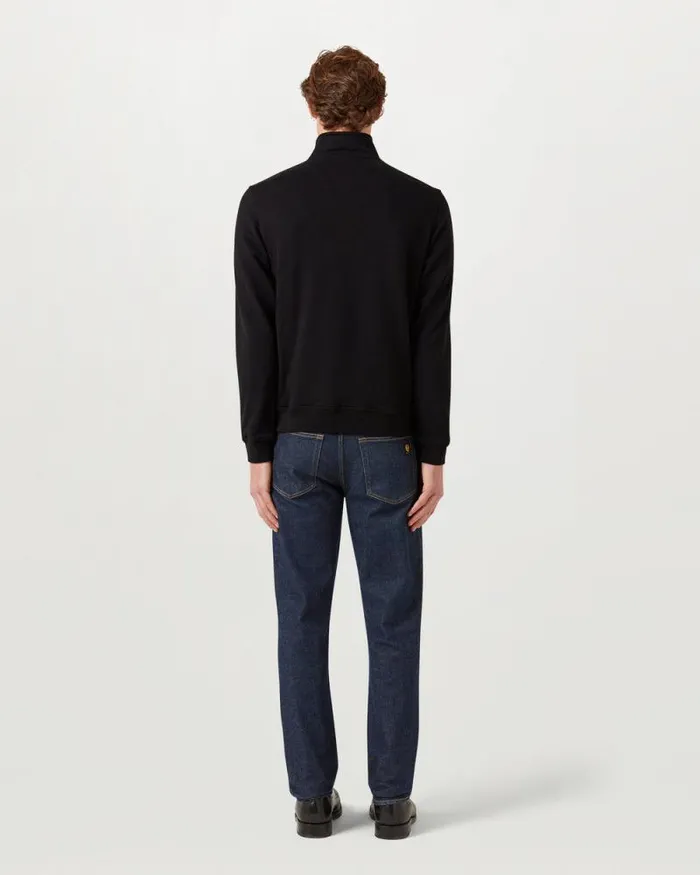Hoodies and Sweatshirts Men Belstaff Belstaff Quarter Zip Sweatshirt Black