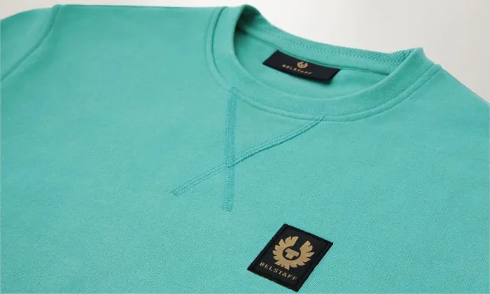 Hoodies and Sweatshirts Men Belstaff Belstaff Sweatshirt Oil Blue