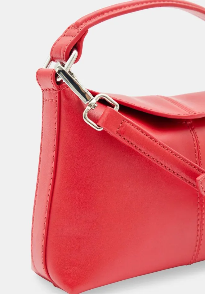 Hush Bags Women Mini Stevie Leather Crossbody Bag Red Hush Bags Women Mini Stevie Leather Crossbody Bag Red