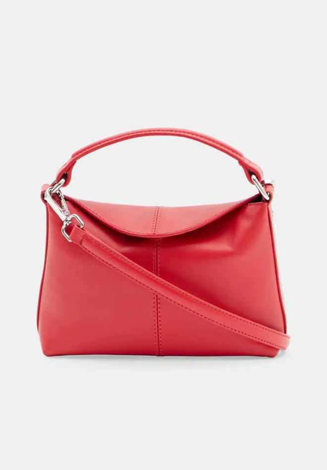 Hush Bags Women Mini Stevie Leather Crossbody Bag Red Hush Bags Women Mini Stevie Leather Crossbody Bag Red