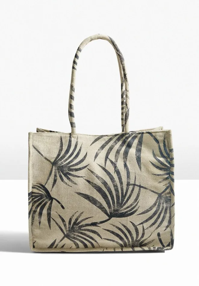 Hush Bags Women Pia Printed Tote Naturalnavy Hush Bags Women Pia Printed Tote Naturalnavy