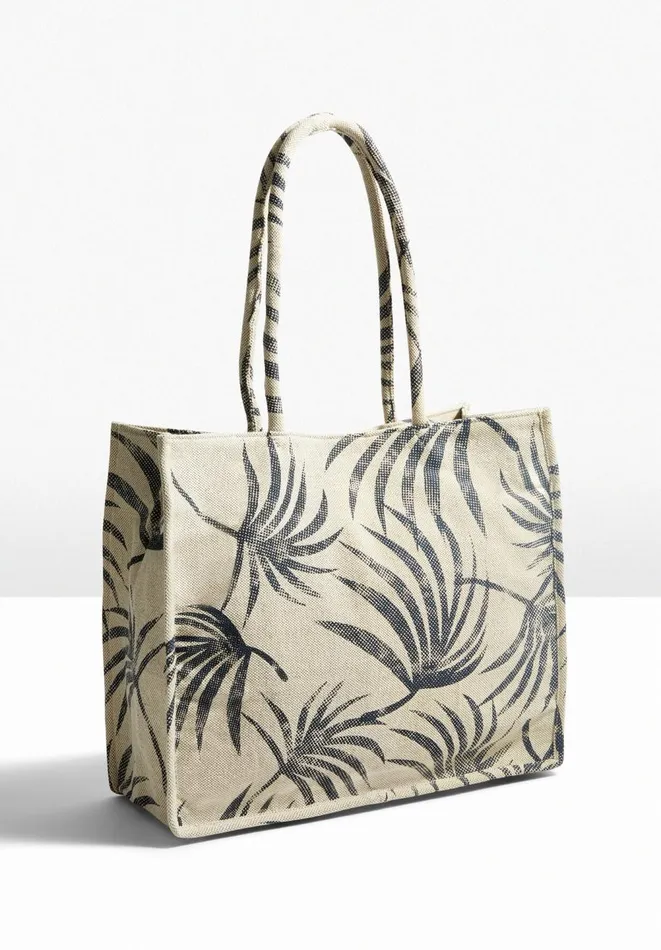 Hush Bags Women Pia Printed Tote Naturalnavy Hush Bags Women Pia Printed Tote Naturalnavy