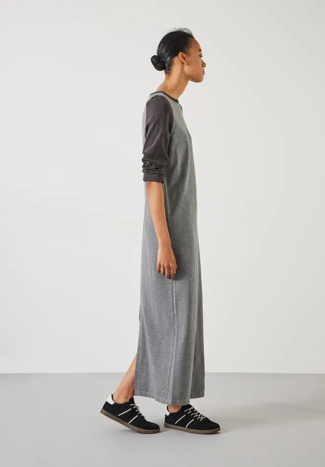 Hush Dresses Women Billie Jersey Maxi Dress Light Grey Marl Hush Dresses Women Billie Jersey Maxi Dress Light Grey Marl