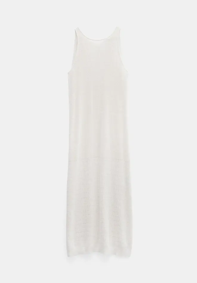 Hush Dresses Women Clara Knitted Beach Dress Soft White Hush Dresses Women Clara Knitted Beach Dress Soft White