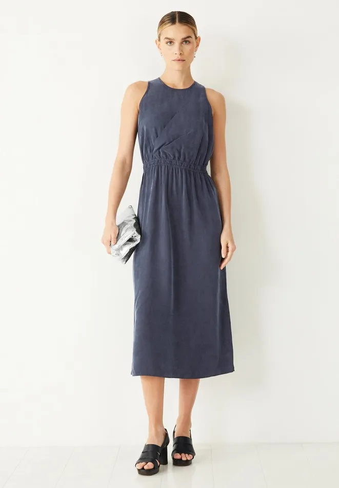 Hush Dresses Women Leyla Midi Dress Midnight