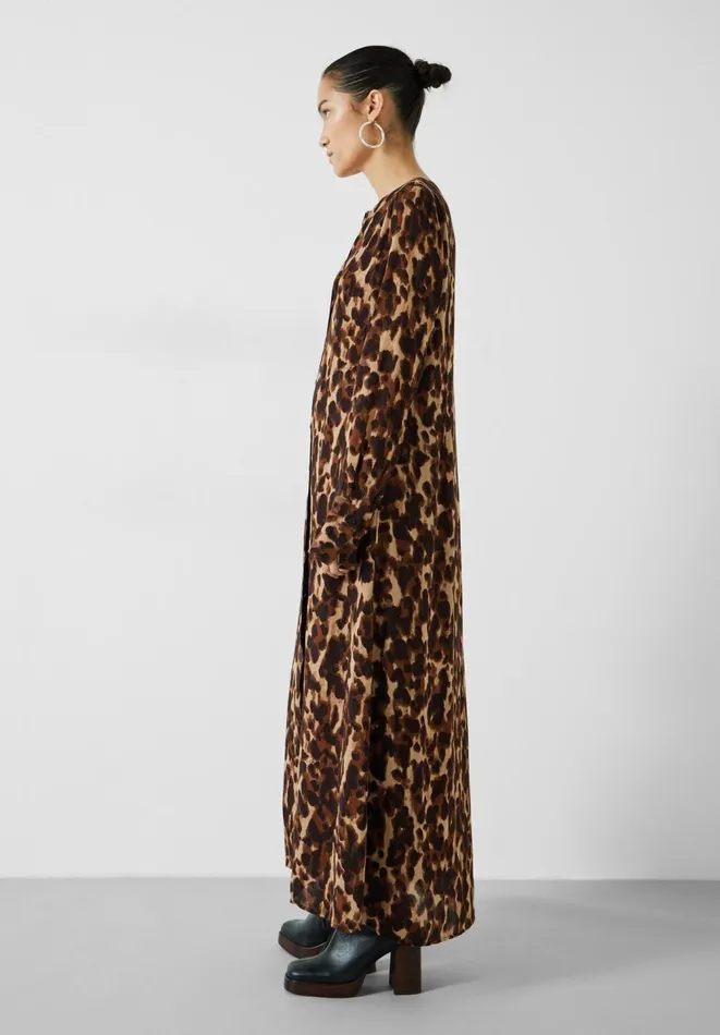Hush Dresses Women Nataliyah Midi Dress Leopard Watercolour Hush Dresses Women Nataliyah Midi Dress Leopard Watercolour