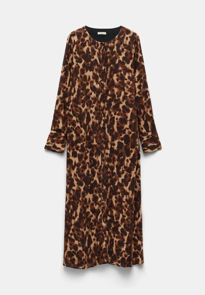 Hush Dresses Women Nataliyah Midi Dress Leopard Watercolour Hush Dresses Women Nataliyah Midi Dress Leopard Watercolour