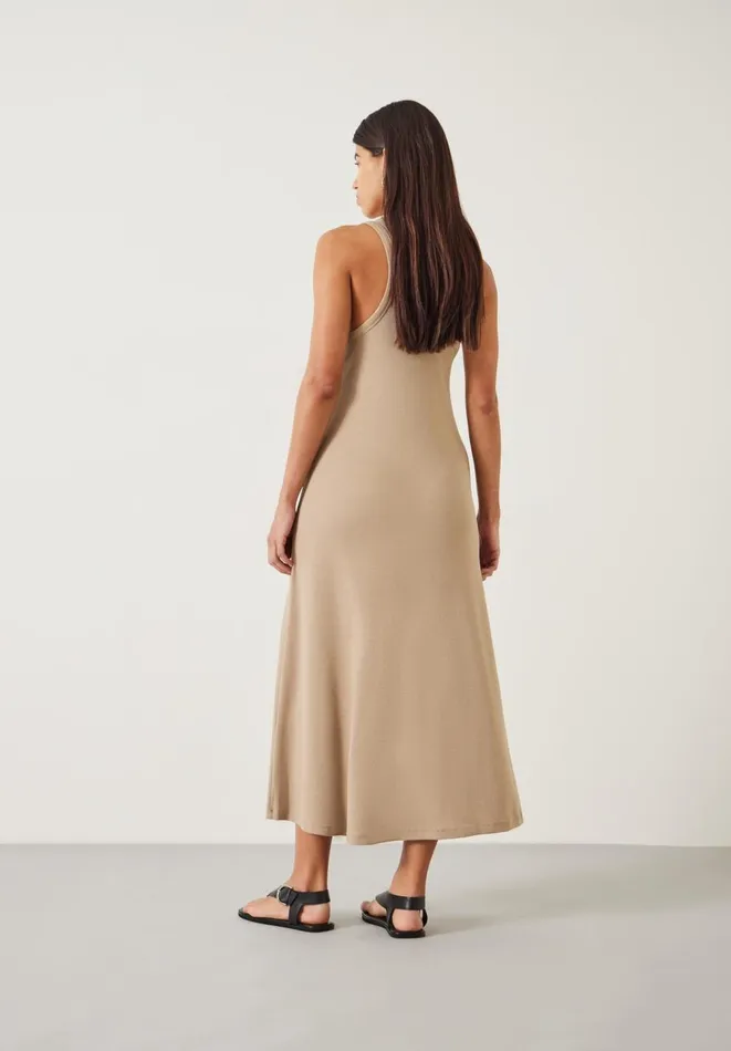Hush Dresses Women Rosita Jersey Maxi Dress Beige