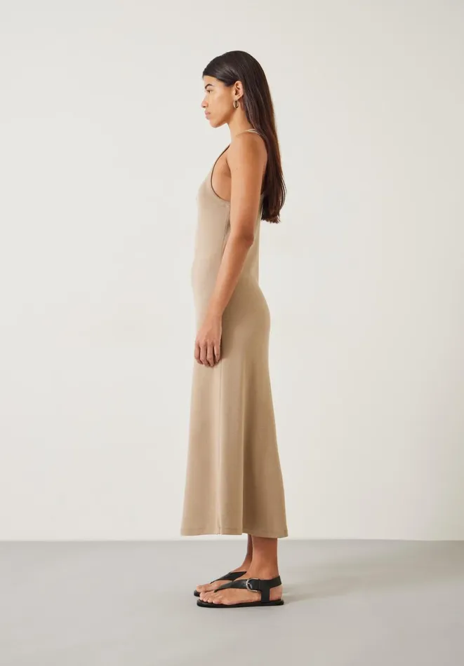 Hush Dresses Women Rosita Jersey Maxi Dress Beige