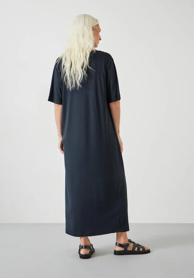 Hush Dresses Women Rowley Jersey Midi Dress Washed Black Hush Dresses Women Rowley Jersey Midi Dress Washed Black