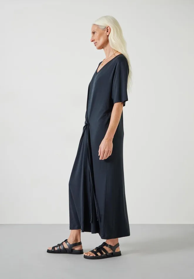 Hush Dresses Women Rowley Jersey Midi Dress Washed Black Hush Dresses Women Rowley Jersey Midi Dress Washed Black