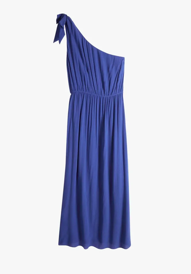 Hush Dresses Women Selena One Shoulder Midi Dress Blue Hush Dresses Women Selena One Shoulder Midi Dress Blue