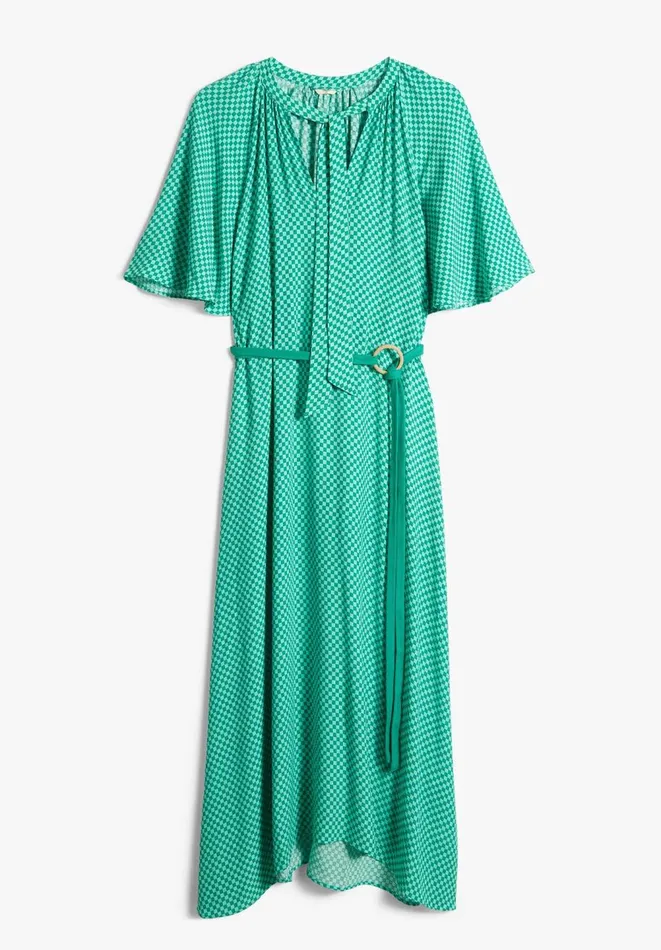 Hush Dresses Women Sierra Belted Midi Dress Mini Checkerboard Green Hush Dresses Women Sierra Belted Midi Dress Mini Checkerboard Green