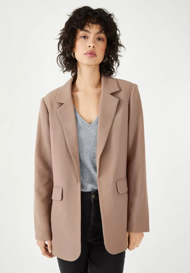 Hush Jackets and Coats Women Jenna Blazer Mink Hush Jackets and Coats Women Jenna Blazer Mink