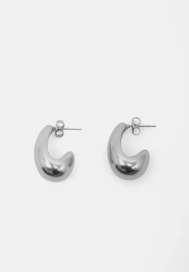 Hush Jewellery Women Parker Teardrop Hoop Earrings Silver 8211 Jewellery