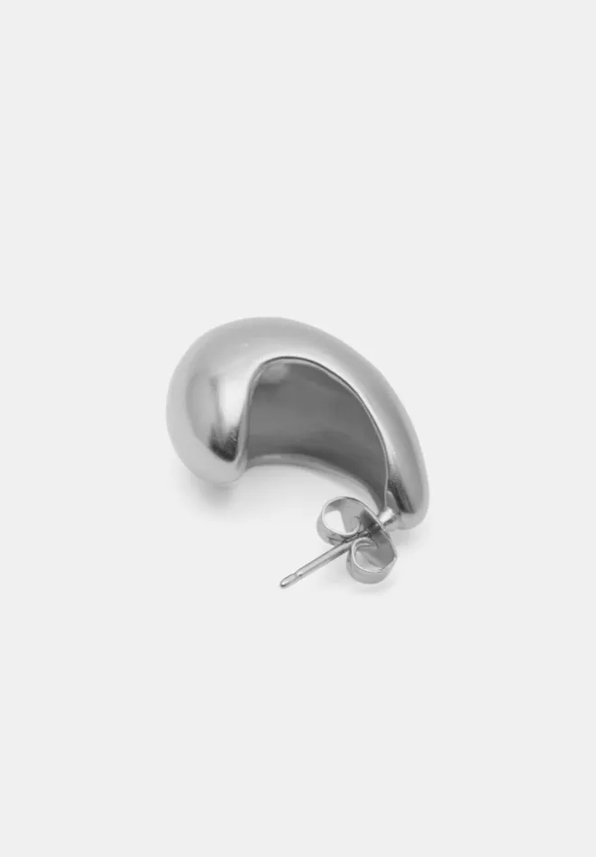 Hush Jewellery Women Parker Teardrop Hoop Earrings Silver 8211 Jewellery