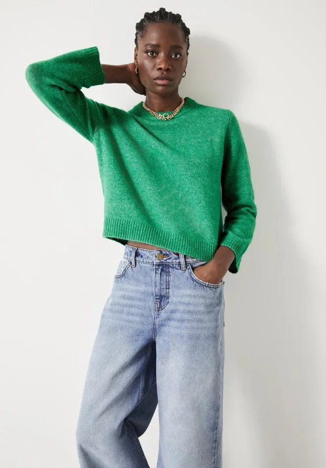 Hush Jumpers and Cardigans Women Anabelle Fluffy Knitted Jumper Apple Green