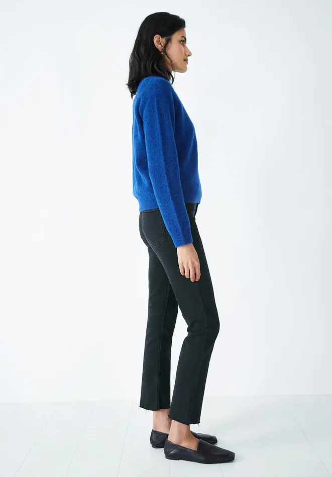 Hush Jumpers and Cardigans Women Arabella Crew Neck Jumper Bright Blue Hush Jumpers and Cardigans Women Arabella Crew Neck Jumper Bright Blue