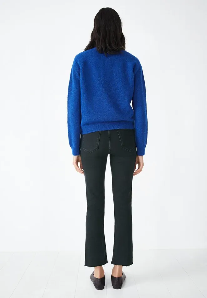 Hush Jumpers and Cardigans Women Arabella Crew Neck Jumper Bright Blue Hush Jumpers and Cardigans Women Arabella Crew Neck Jumper Bright Blue