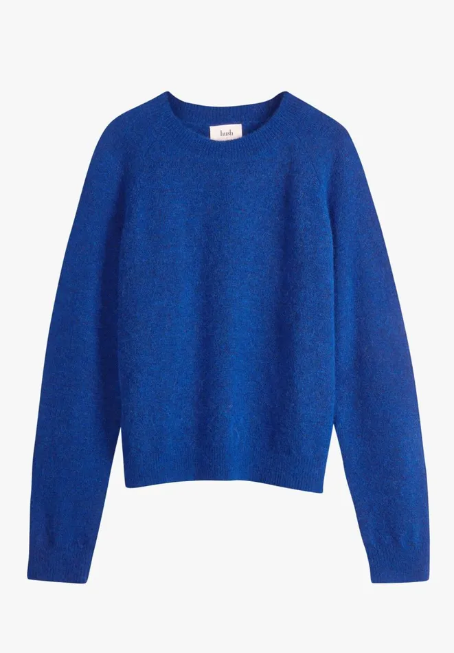 Hush Jumpers and Cardigans Women Arabella Crew Neck Jumper Bright Blue Hush Jumpers and Cardigans Women Arabella Crew Neck Jumper Bright Blue