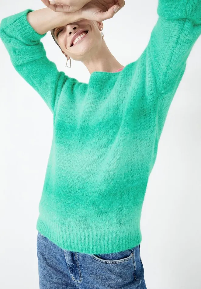 Hush Jumpers and Cardigans Women Elwood Ombre Jumper Seafoam Green Hush Jumpers and Cardigans Women Elwood Ombre Jumper Seafoam Green