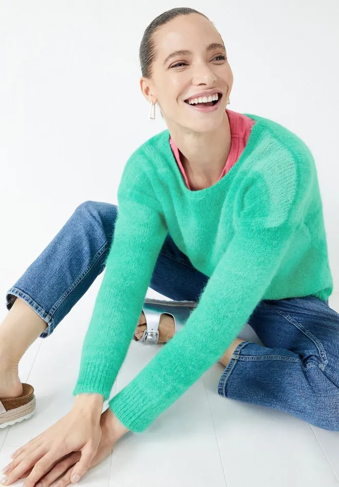 Hush Jumpers and Cardigans Women Elwood Ombre Jumper Seafoam Green Hush Jumpers and Cardigans Women Elwood Ombre Jumper Seafoam Green