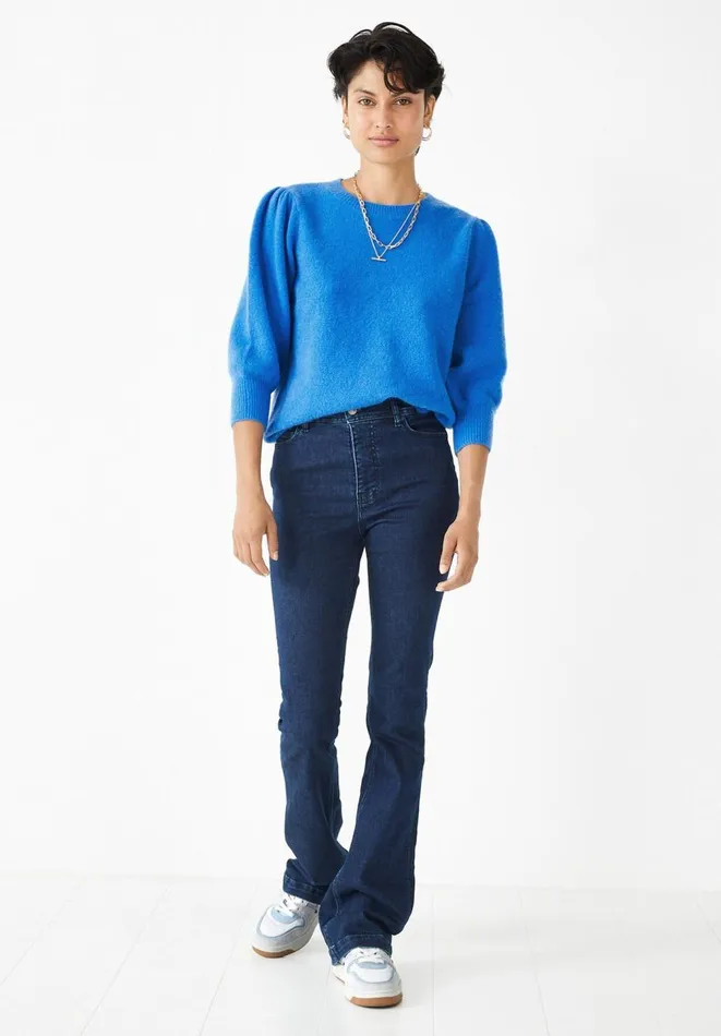 Hush Jumpers and Cardigans Women Hattie Wool Blend Crew Neck Jumper Marine Blue Hush Jumpers and Cardigans Women Hattie Wool Blend Crew Neck Jumper Marine Blue