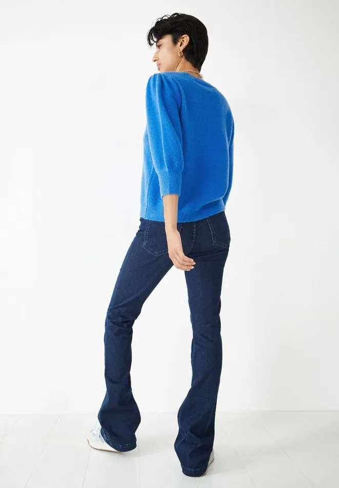 Hush Jumpers and Cardigans Women Hattie Wool Blend Crew Neck Jumper Marine Blue Hush Jumpers and Cardigans Women Hattie Wool Blend Crew Neck Jumper Marine Blue